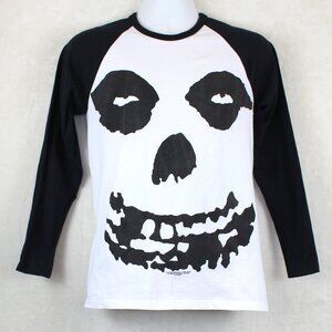 Vintage Misfits Band 3/4 Sleeve T-Shirt Unisex Small